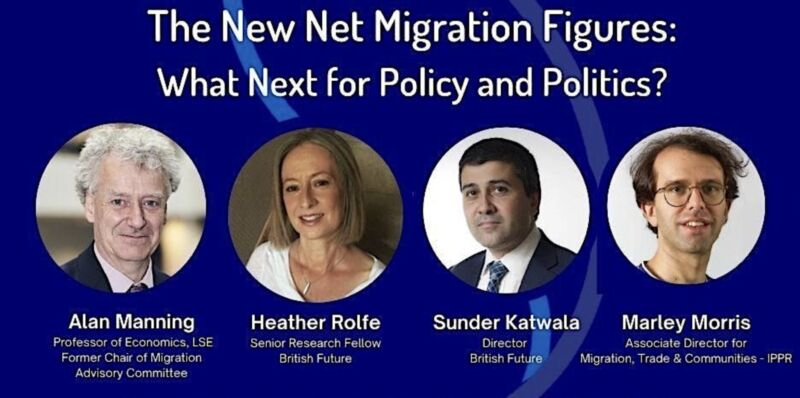 Image for the Tweet beginning: New net migration figures are